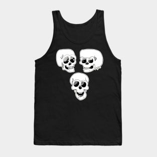 three skulls, numb or otherwise Tank Top